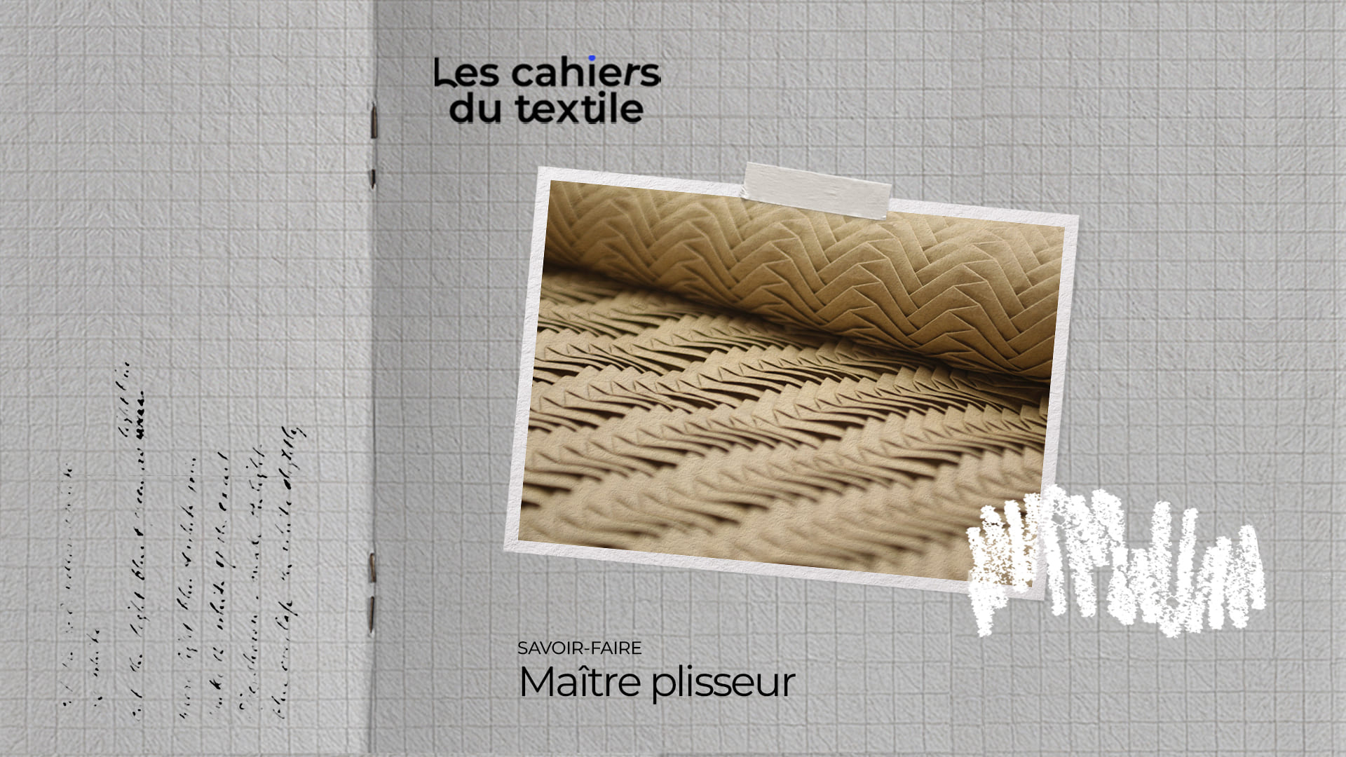 Maître plisseur